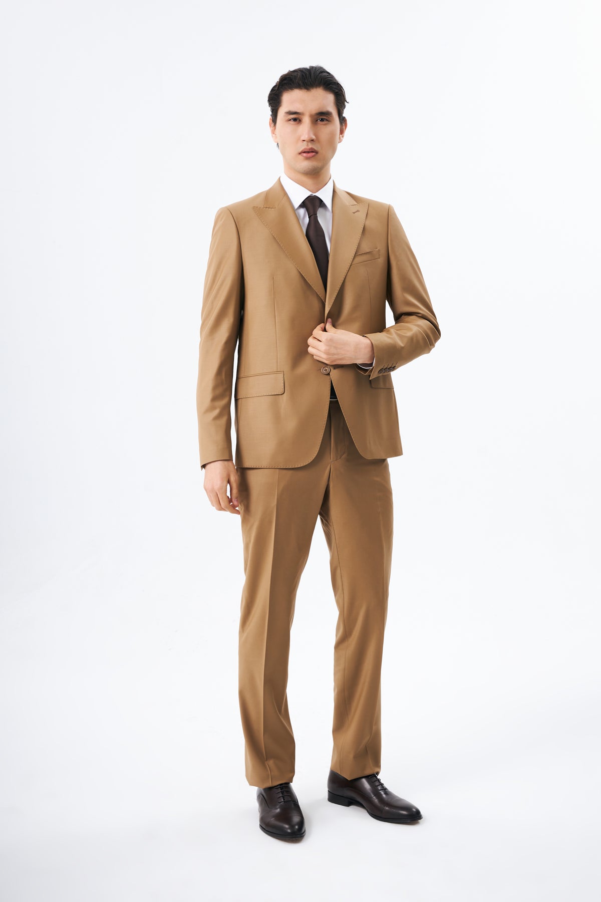 Camel Brown Suit