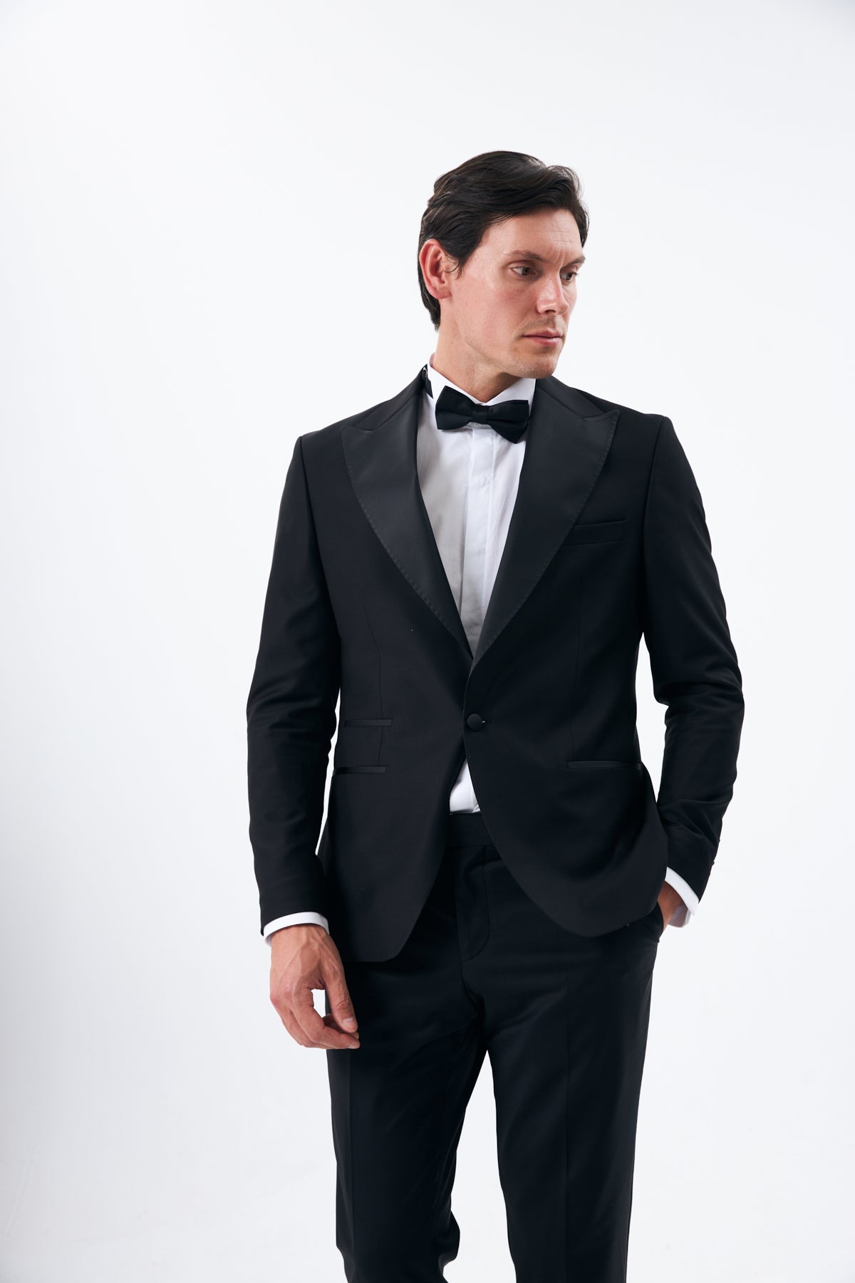 Black Peak Lapel Tuxedo