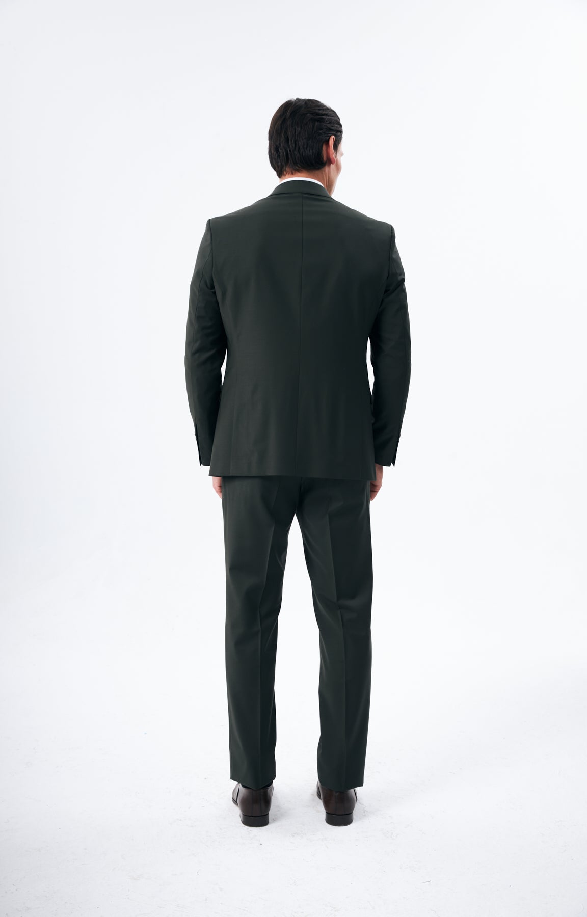 Dark Green Wool Suit