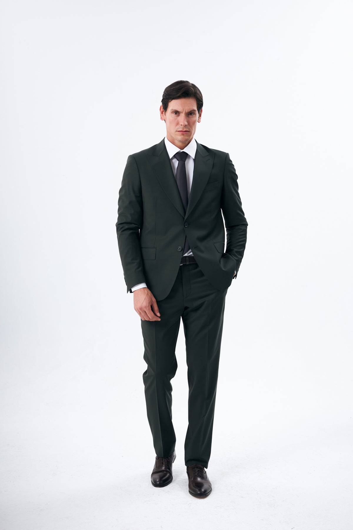Deep Green Wool Suit