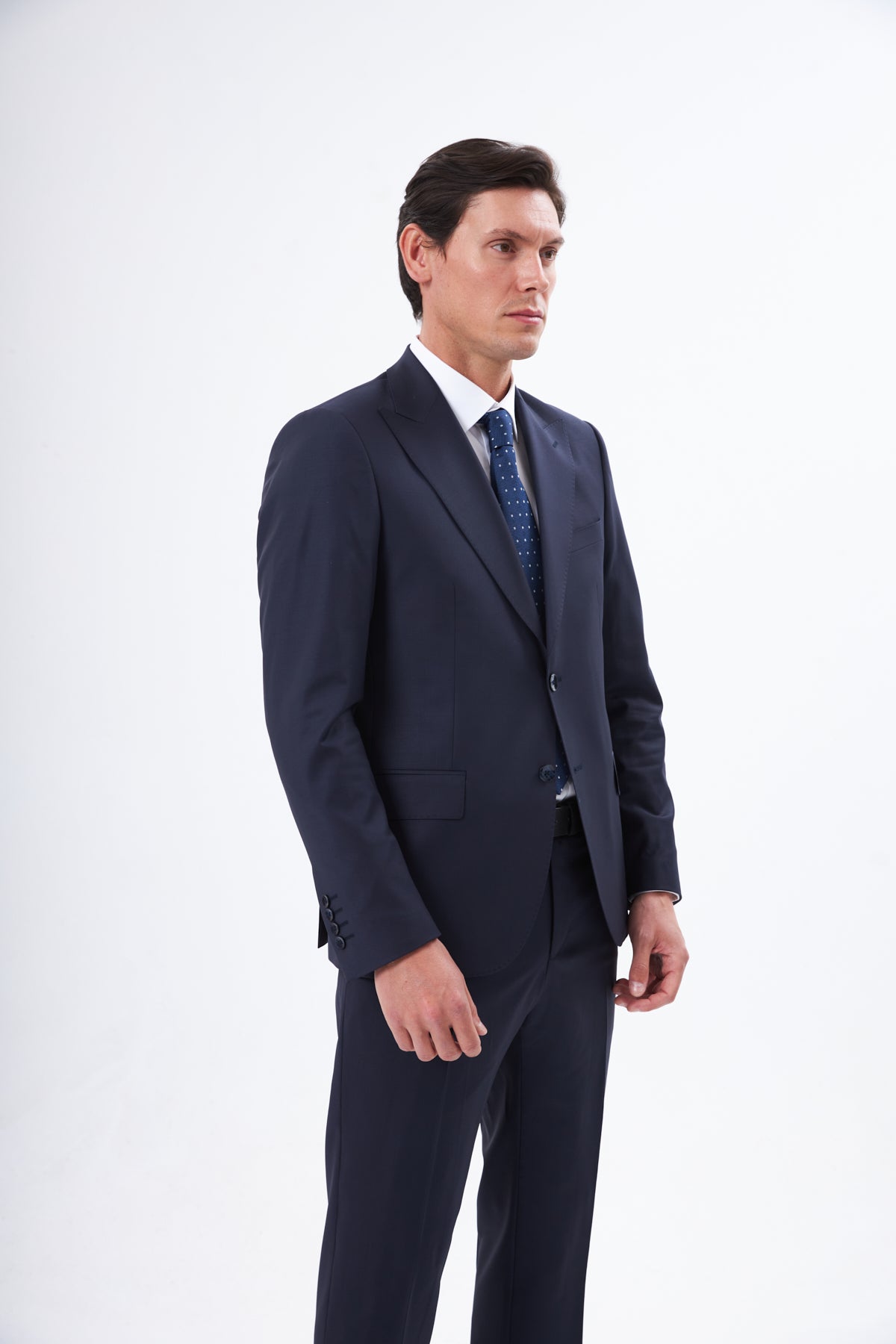 Navy Wool Suit
