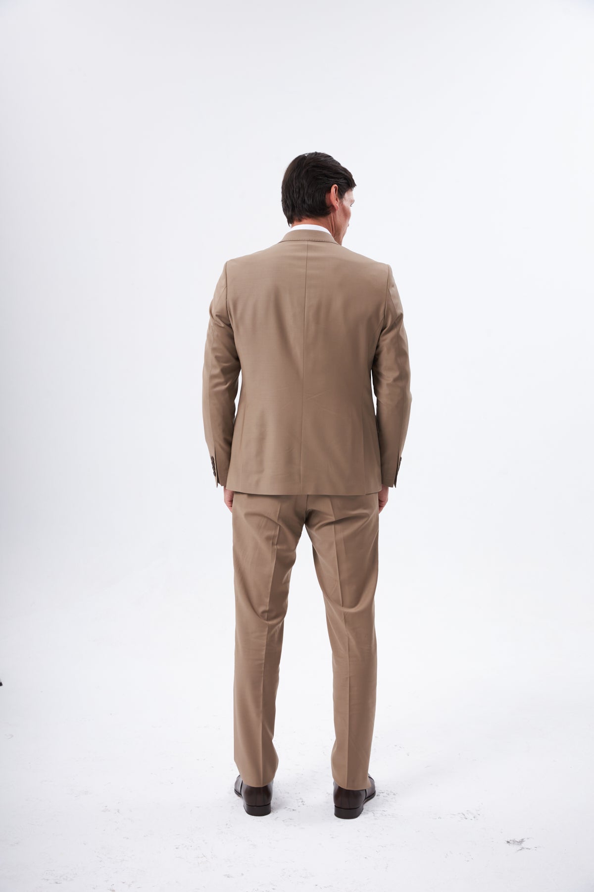 Tan Suit in 100% Wool