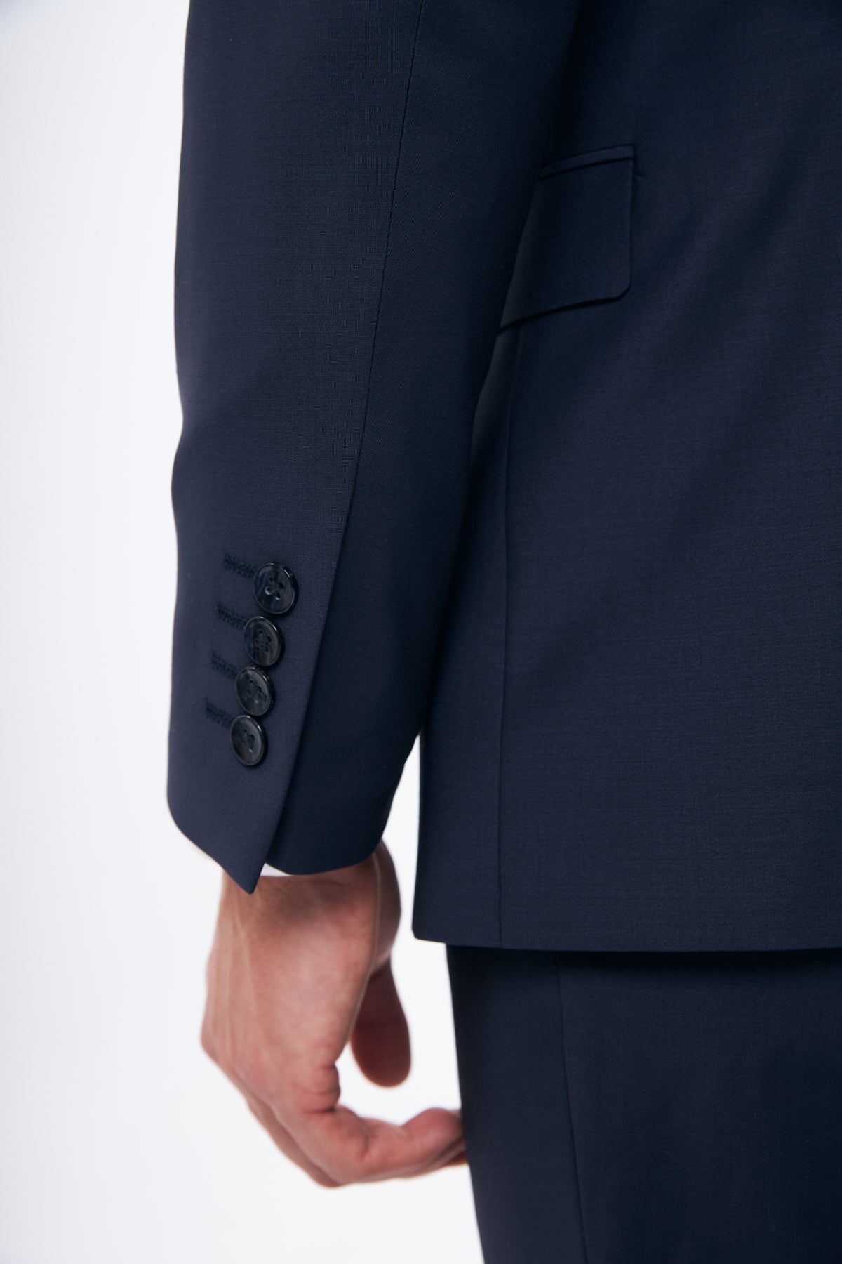 Dark Blue Suit in 100% Wool