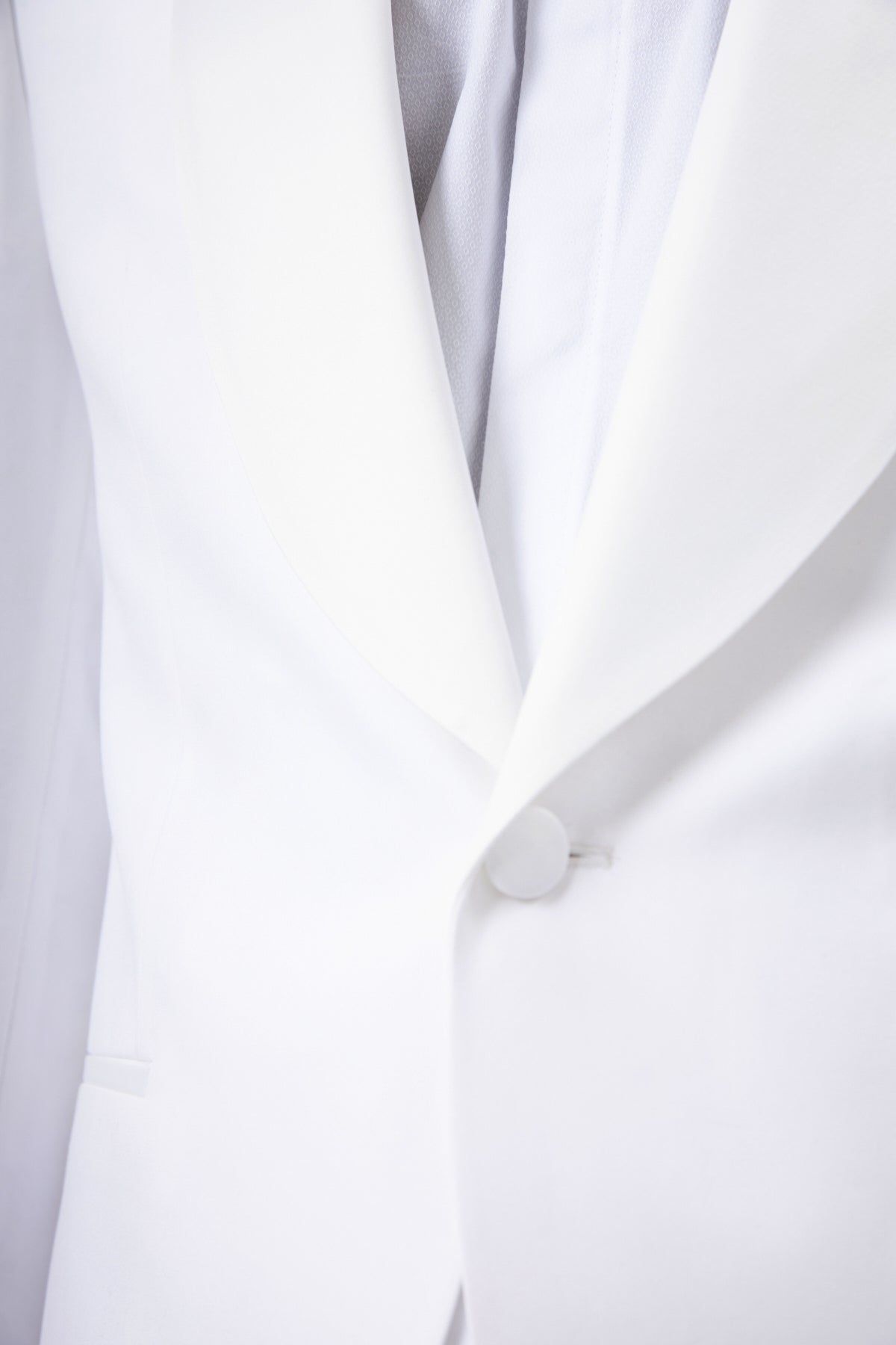 White Tuxedo with Black Trousers