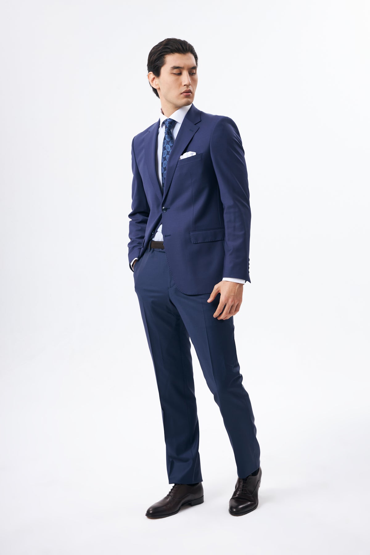 Blue Suit in 100% Wool