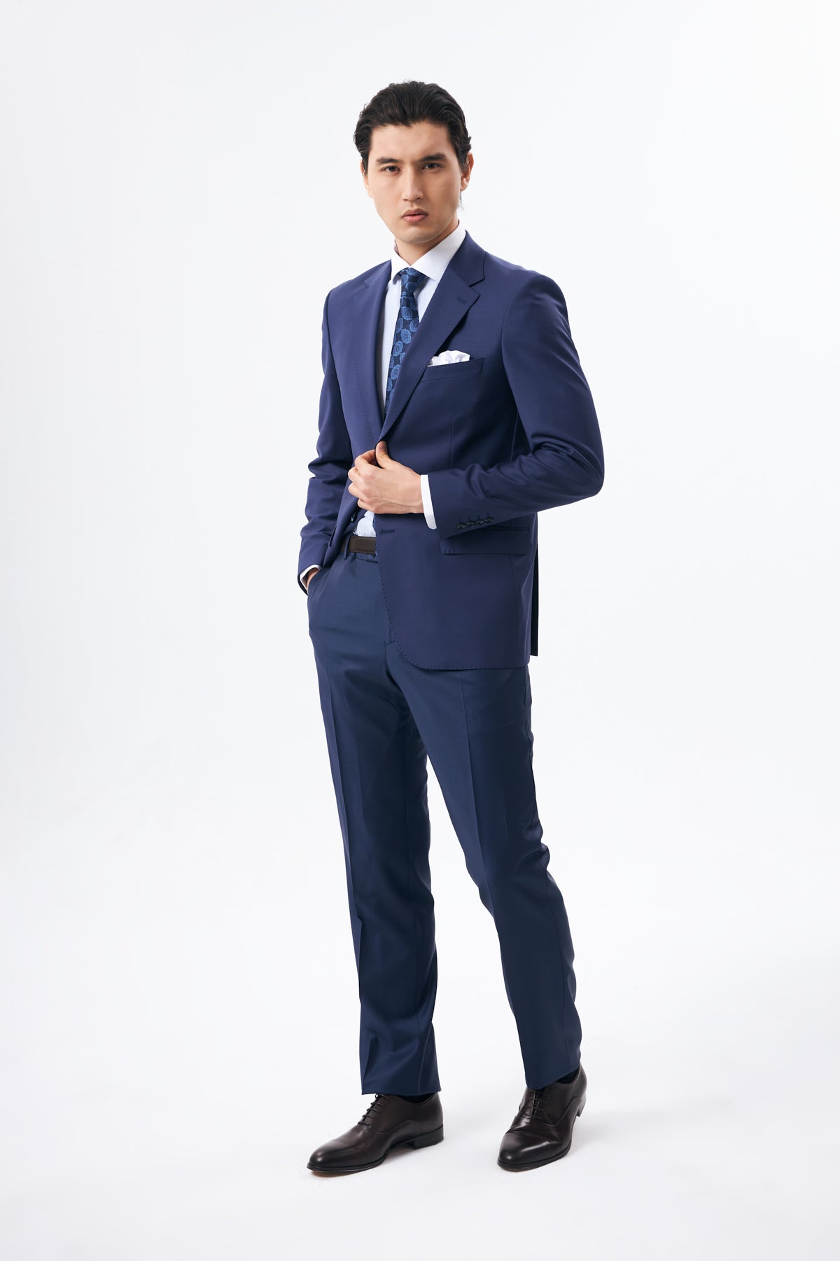 Blue Suit in 100% Wool