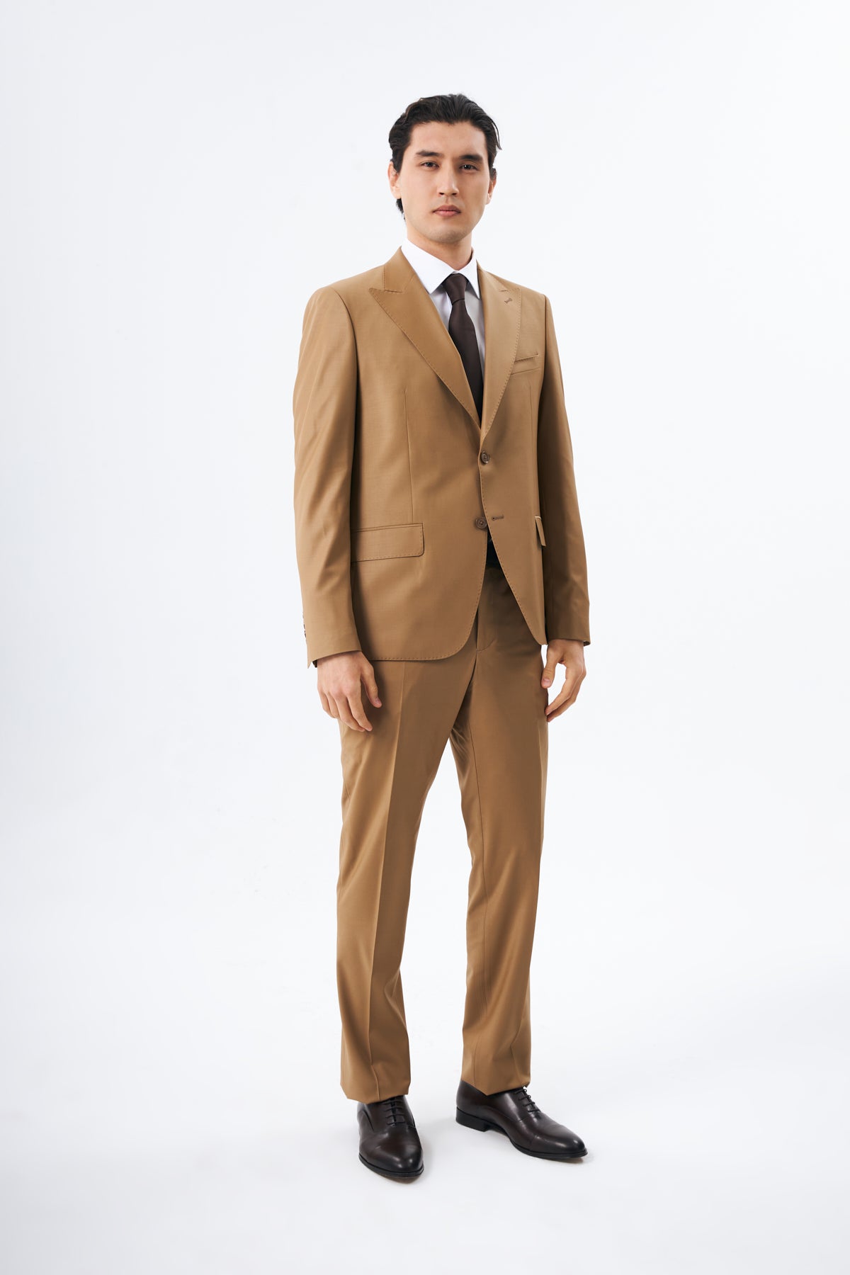 Camel Brown Suit