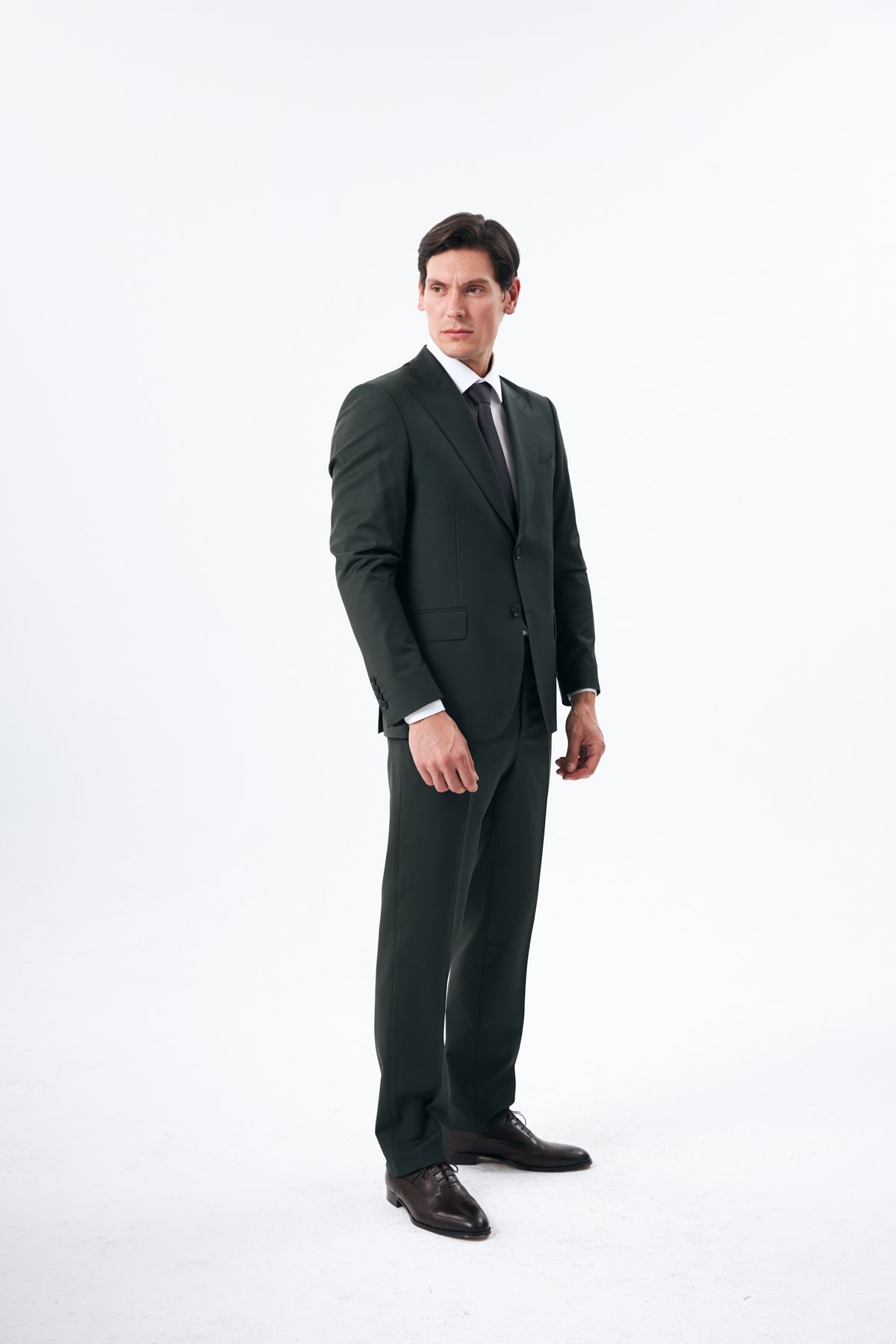 Deep Green Wool Suit