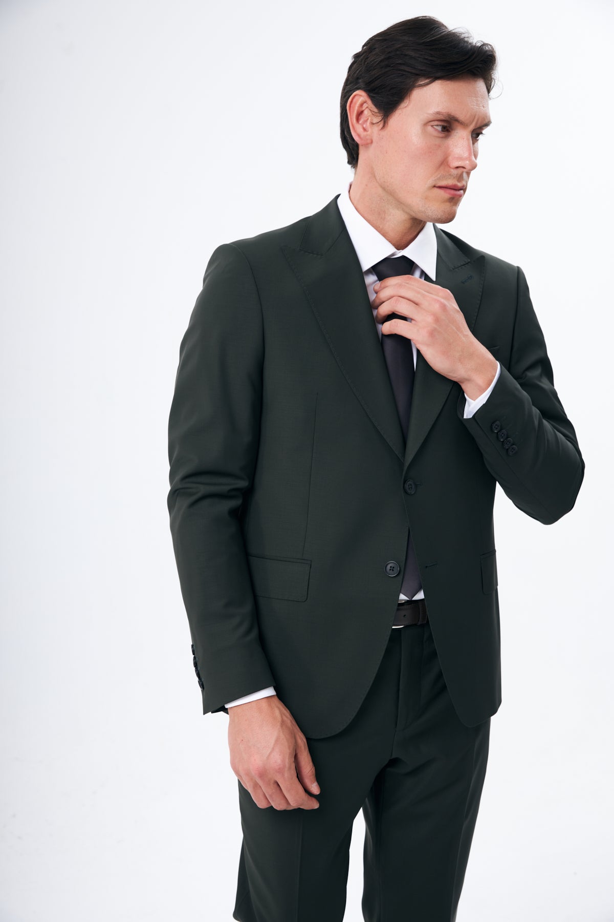 Deep Green Wool Suit