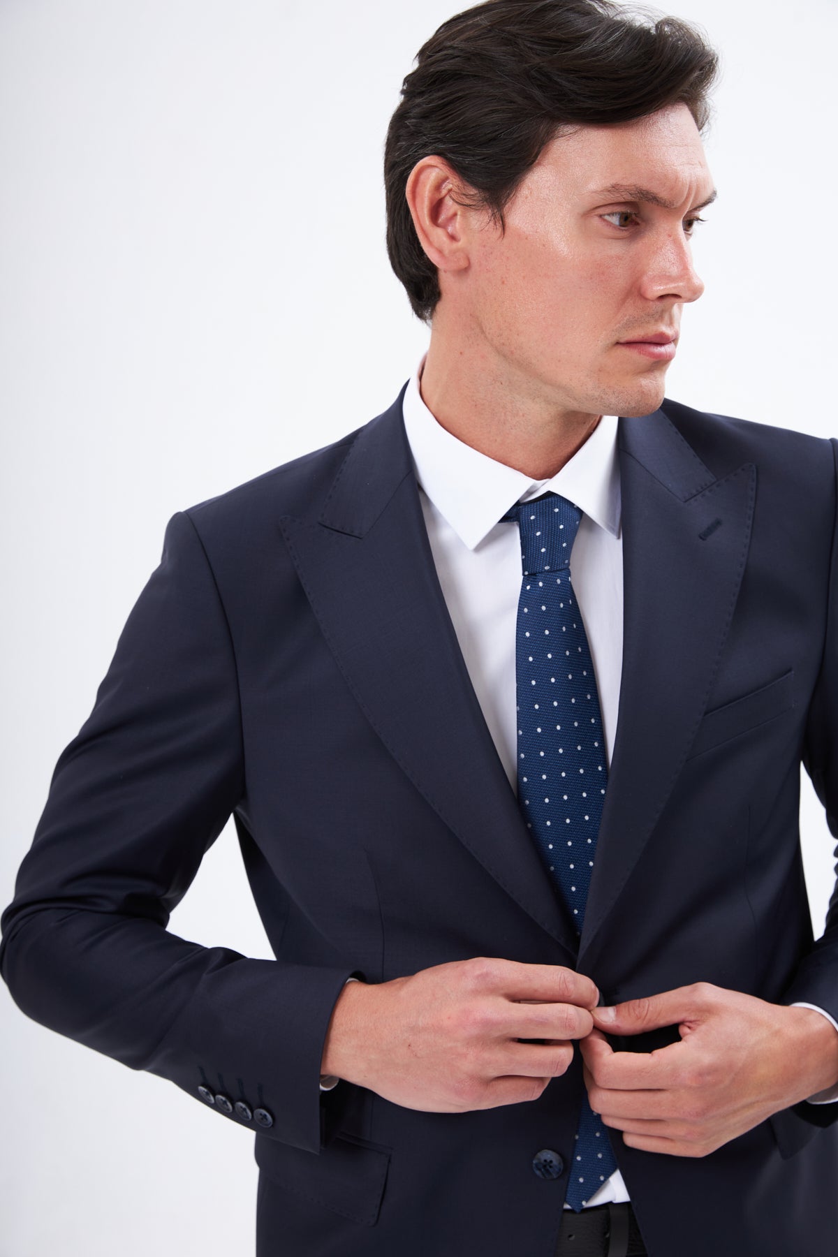 Navy Wool Suit
