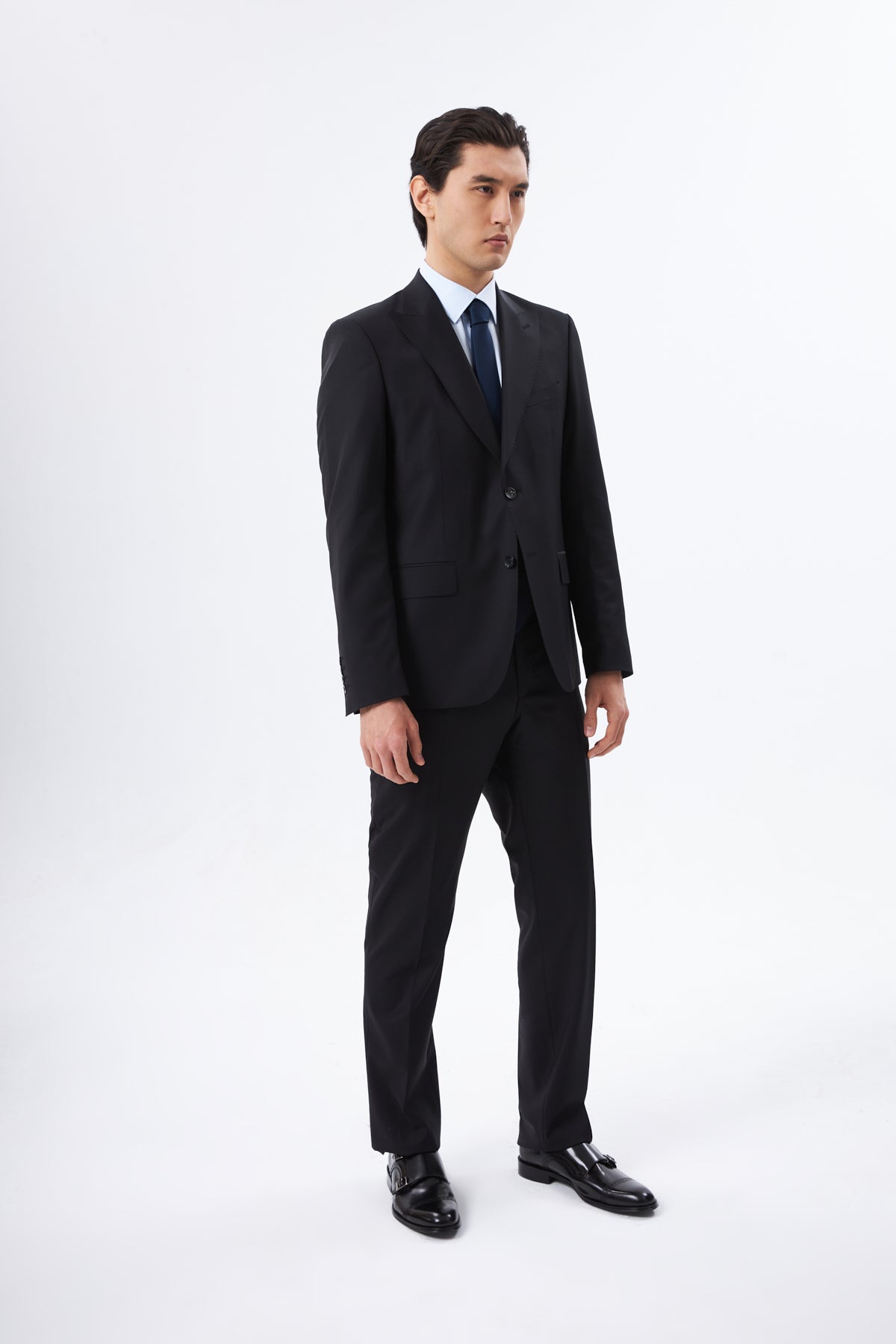Black Wool Suit