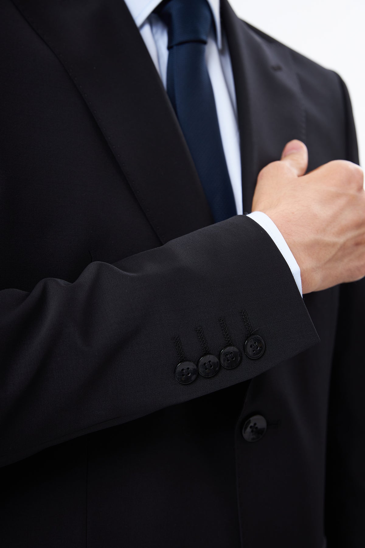 Black Wool Suit