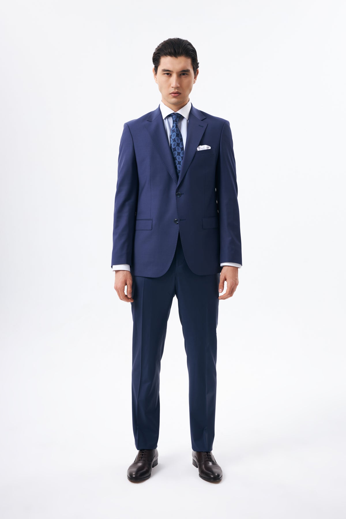 Blue Suit in 100% Wool
