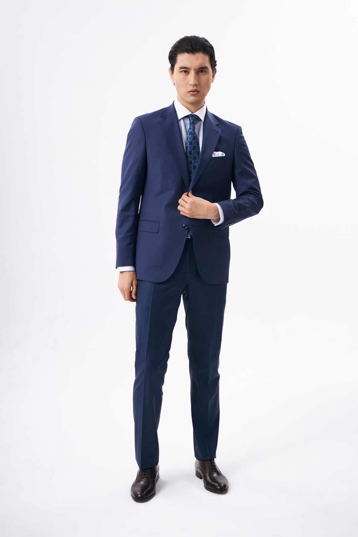 Blue Suit in 100% Wool